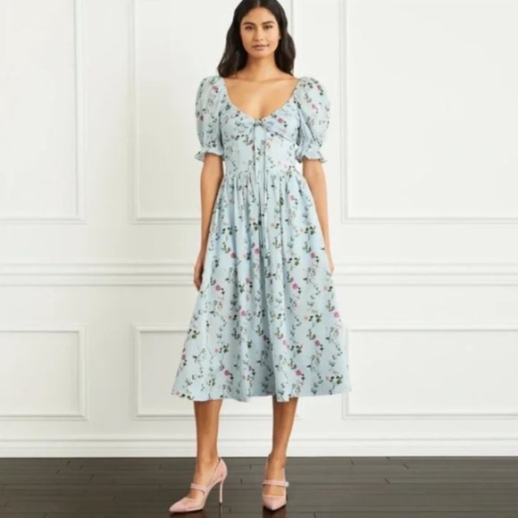Hill House Dresses & Skirts - Hill House "Ophelia" Nap Dress in Pond Floral